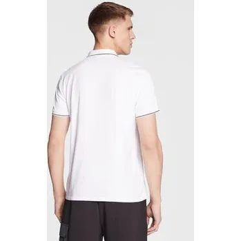 Pánská košile Armani Exchange Polokošile 8NZF71 ZJH2Z 1100 Bílá Regular Fit L