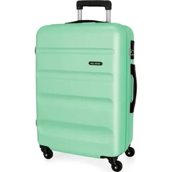 Cestovní kufr ABS Roll Road Flex Green 65 cm