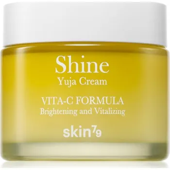 Pleťový krém Skin79 Shine Yuja Cream Vita-C Formula hydratační a rozjasňující pleťový krém pro pleť s hyperpigmentací 70 ml