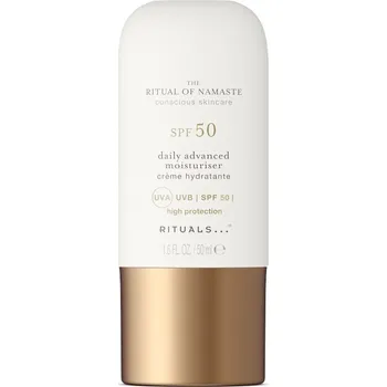 Přípravek na opalování Rituals - The Ritual of Namaste SPF 50 Daily Advanced Moisturiser - Hydratační přípravek SPF 50 Opalovací krémy 50 ml unisex