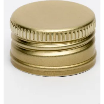 Uzávěr PP 24 plech se závitem zlatý