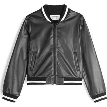 Dívčí oblečení GATE Koženková bunda s kontrastními detaily 8Y 425-0254/89