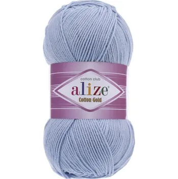 Příze Příze Cotton Gold, 040, modrá