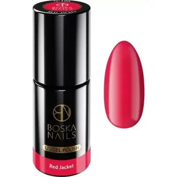 Lak na nehty Gel lak Good Day Red Jacket no 386 Boska Nails 6 ml