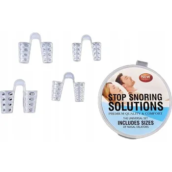 Pomůcka proti chrápání a spánkové apnoe NOSNÍ VLOŽKY PROTI CHRÁPÁNÍ ANTI-SNORE 4 ks