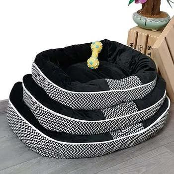 Pelíšek pro psa Pelíšek pro psa černobílý, 65x50x12cm