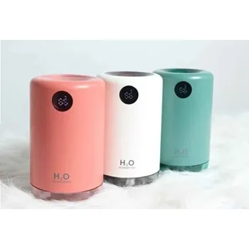 Aroma difuzér Aromalampa / difuzér, zvlhčovač vzduchu, světlo, digitální, zelený, 500ml