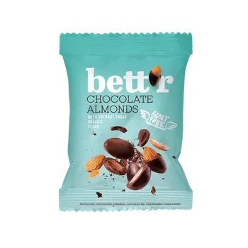 Bettr Bio mandle v hořké čokoládě 40 g