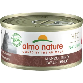 Krmivo pro kočku Almo Nature HFC Natural - Hovězí 70g