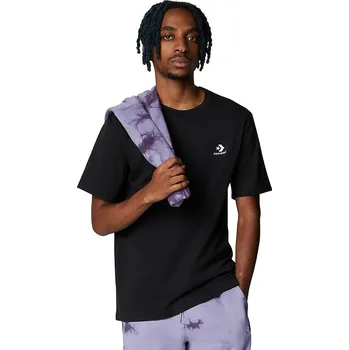 tričko Converse Go-To Embroidered Star Chevron/10023876 - A02/Converse Black XL