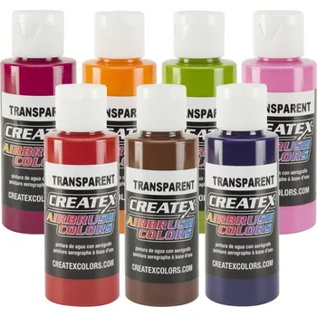 Speciální výtvarná barva Createx airbrushové barvy transparentní 60 ml, 106-Carribean Blue