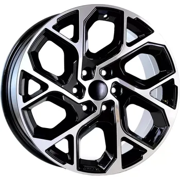 Alu kolo Alu kola AGT 18245, 18x8 6x120 ET45, černá + leštění (zátěžová)