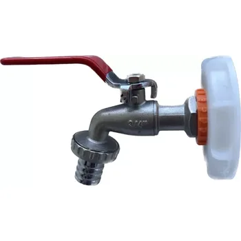 IBC PROFI REDUKCE (ADAPTÉR) DN50 MM (302/3) JEMNÝ ZÁVIT 62x2,3 MM VÝSTUP NA HADICI 3/4"