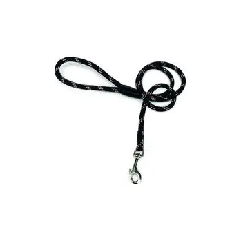 Vodítko pro psa Beeztees Vodítko nylonové černé 125x1,3cm