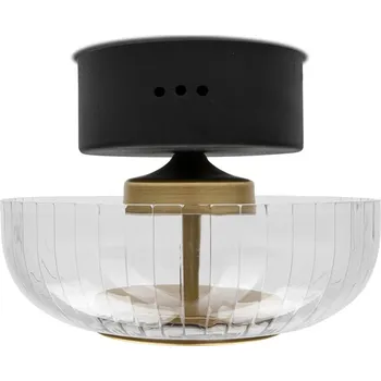 Stropní LED svítidlo Vitrum CW kulaté černé glamour do obýváku a ložnice ALTAVOLA DESIGN