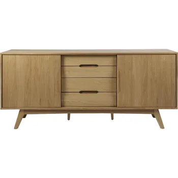 Komoda Dřevěná komoda s šuplíky Marte Actona 180 cm přírodní do obýváku a ložnice