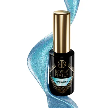 Lak na nehty Gel lak Cosmic Glow Marsylina no 490 Boska Nails 6 ml