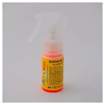 Výtvarná barva ARTEMISS Barva na textil ve spreji - neon (září pod UV světlem) 30g, neon oranžová