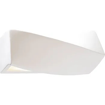 Nástěnné svítidlo Nástěnné svítidlo SIGMA MINI Sollux bílé moderní keramické do obývacího pokoje a ložnice 35 cm