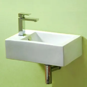 Umyvadlo Besteco keramické umyvadlo Brainy L 51x25 cm - bílé