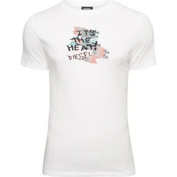 Pánské tričko Pánské Tričko s krátkým rukávem 00SZU9-0GASC-100 - Diesel XL