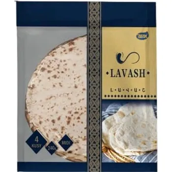Trvanlivě pečivo Arax Lavaš chléb midi 4 ks