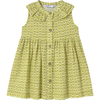 Kojenecké šaty MAYORAL dívčí šaty bez rukávu Kytička zelená vel. 86 cm