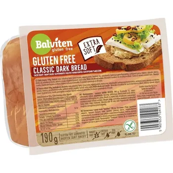 Trvanlivě pečivo Balviten Chléb tmavý krájený