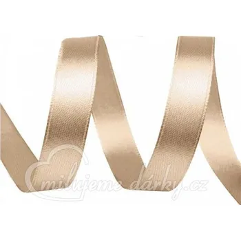 Stuha Zlatá atlasová stuha, šíře 12mm, návin 22,5m