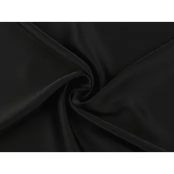 Satén splývavý Rose METRÁŽ - 10 (22) (185 g/m²) černá