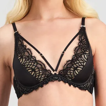 Podprsenka Pleasure State White Label - Grand Finale podprsenka vyztužená black 80D 22-2534