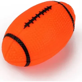 Hračka pro psa HUR PÍSKACÍ HRAČKA PRO PSY NUXIE® RUGGBY MÍČ 10CM