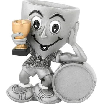 Figurka plaketa - veselý pohárek 8 cm