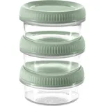 CURVER Sada dóz Smart eco sauce cups 3x80ml světle zelená