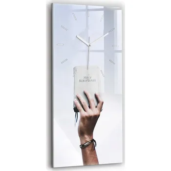 Hodiny Nástěnné hodiny SacroArte bílé 30 cm