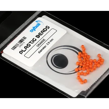Plastové hlavičky Sybai Plastic Beads Orange