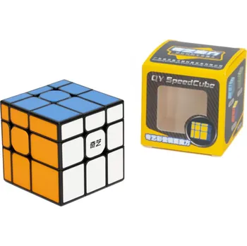 Hlavolam Mirror Cube QiYi barevné dílky Bez magnetů, černá, barevné plastové dílky