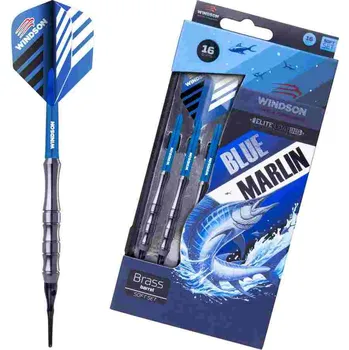 Šipka Šipky soft Blue Marlin Windson 16g (s plastovým pouzdrem a 3 ks hrotů navíc)