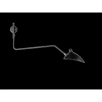 Nástěnné svítidlo Nástěnná lampa CRANE-1W černá 99 cm moderní kovová nastavitelná do obýváku