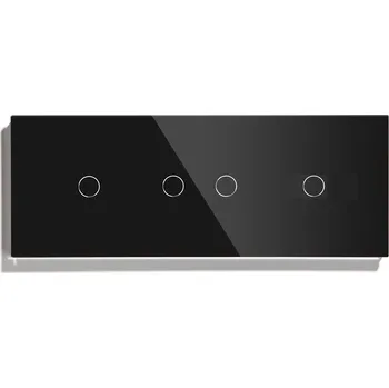 vypínač DOTYKOVÝ SPÍNAČ SVĚTLA 1+2+1 WIFI TROJITÝ SKLENĚNÝ 3K TUYA SMART LIFE