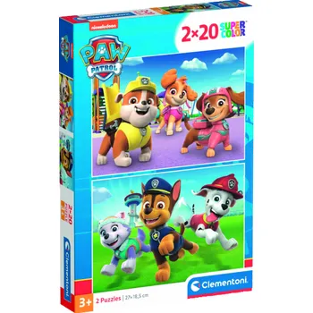 Puzzle Clementoni - Puzzle 2x20 Tlapková Patrola