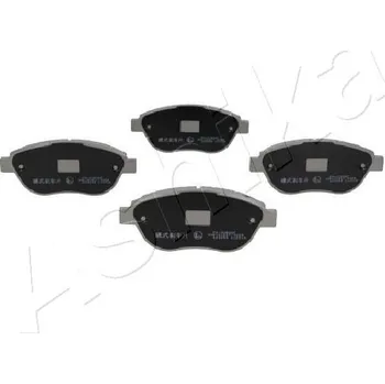 Brzdová destička Sada brzdových destiček, kotoučová brzda ASHIKA 50-00-0080