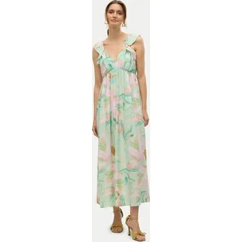 Dámské šaty Vero Moda Letní šaty Josie 10324125 Zelená Regular Fit XL