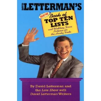 Cizojazyčná kniha David Letterman's Book of Top Ten Lists: and Zesty Lo-Cal Chicken Recipes – David Letterman,David Letterman Writers,David Letterman Writers (EN)