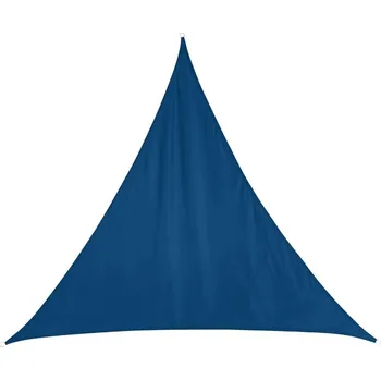 Zahrada Hesperide Ochranná trojúhelníková stínící plachta CURACAO 3 x 3 x 3 m, tmavě modrá