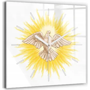 Hodiny Nástěnné hodiny SacroArte bílé 30 cm