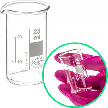 Sklenice Vysoká kádinka bez ucha Simax sklo 25 ml