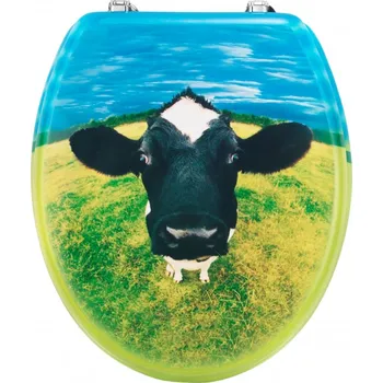 WC sedátko Cornat WC sedátko kráva, lakované MDF