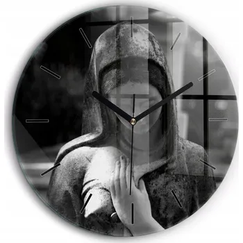 Hodiny Nástěnné hodiny SacroArte šedé 60 cm