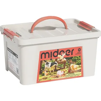 Figurka Mideer Sběratelská sada Zvířátka z farmy 11 ks